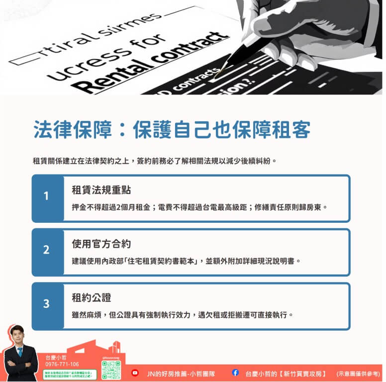 【2026新手房東指南】新竹房屋出租的10大注意事項 6 新竹房屋出租、新竹租屋仲介、新竹租賃房仲、新竹房屋出租注意事項、新竹租房、新竹租金行情、關埔房屋出租、新竹包租代管、租賃所得、台慶小哲